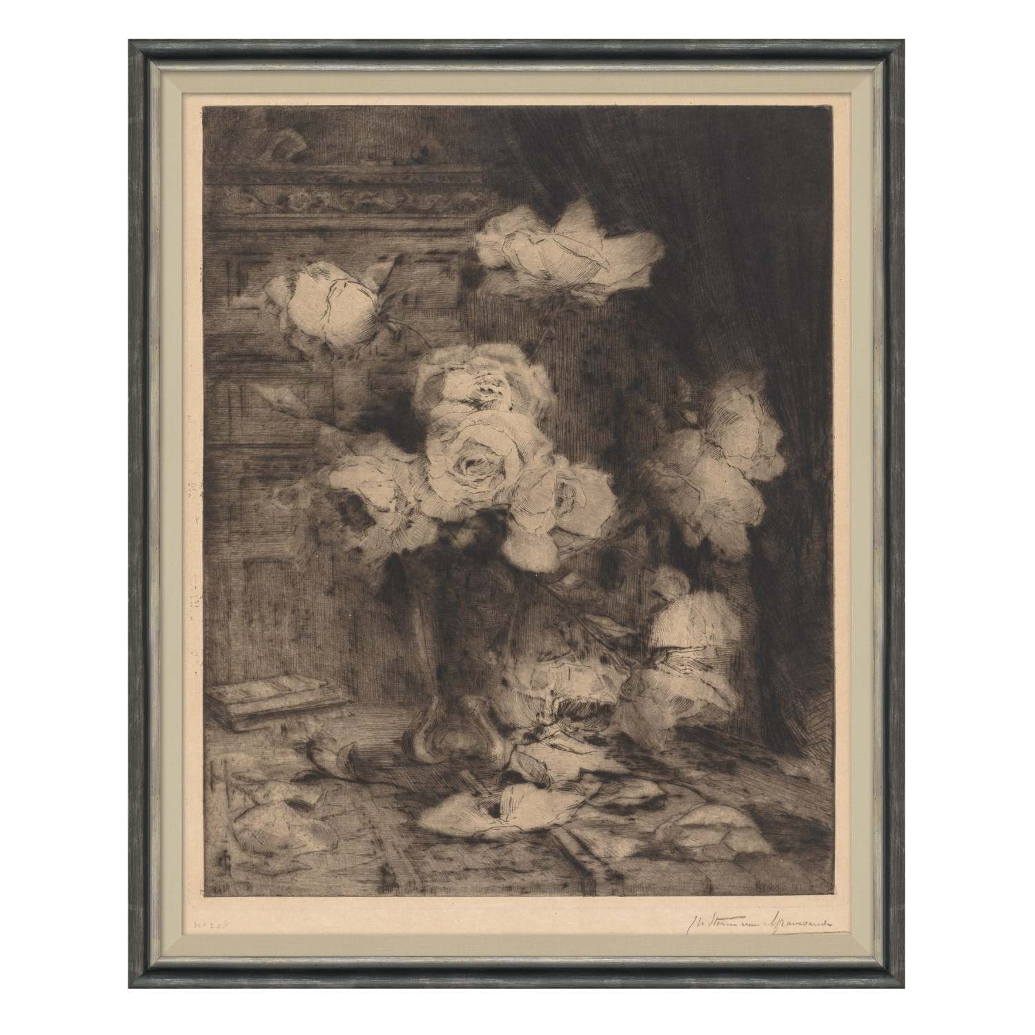 Vintage Study of Roses | Magnolia