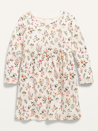 Fit & Flare Printed Jersey Dress for Toddler Girls | Old Navy (US)