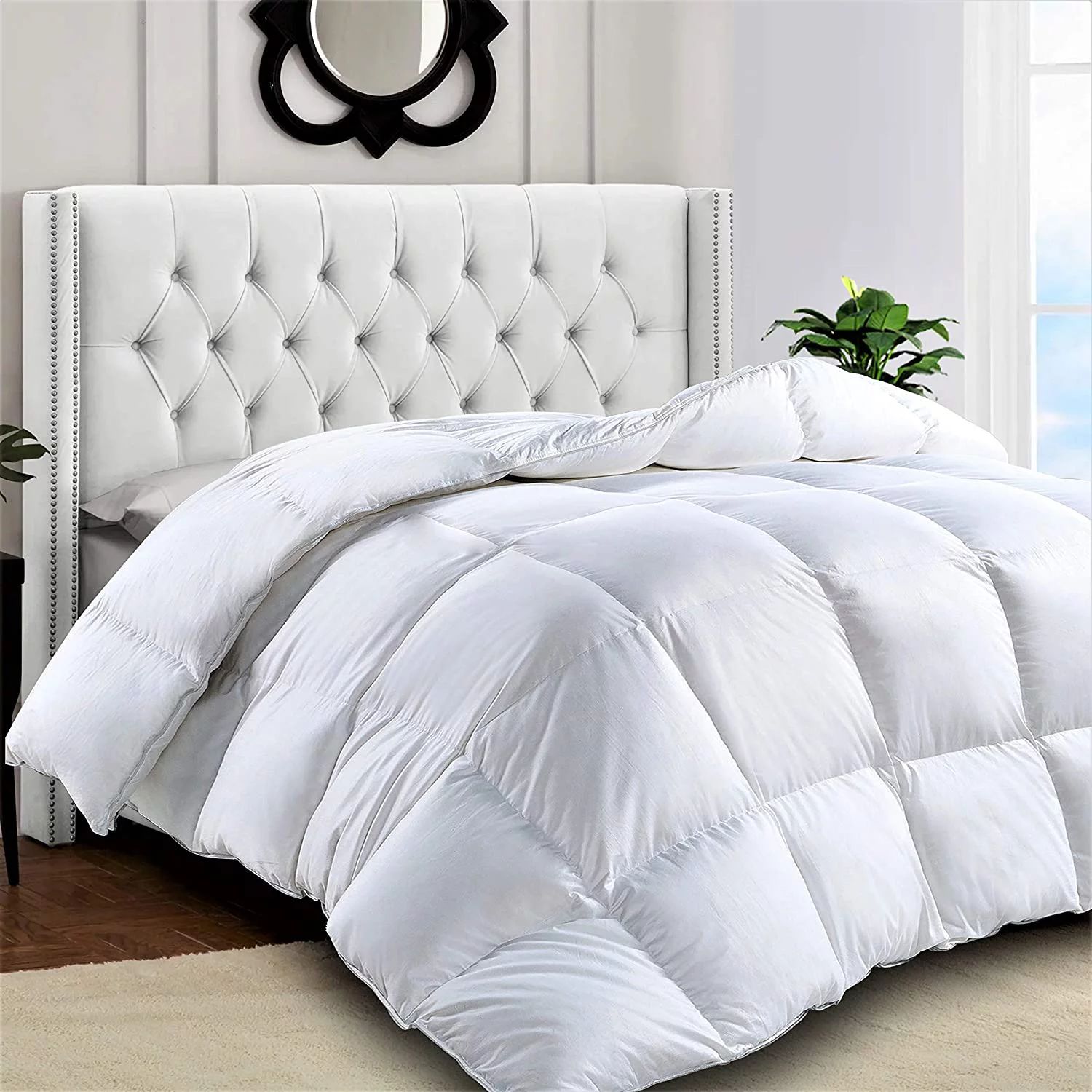 Lux Decor Collection Comforter Duvet Insert - Box Stitched Down Alternative Single Comforter - Qu... | Walmart (US)