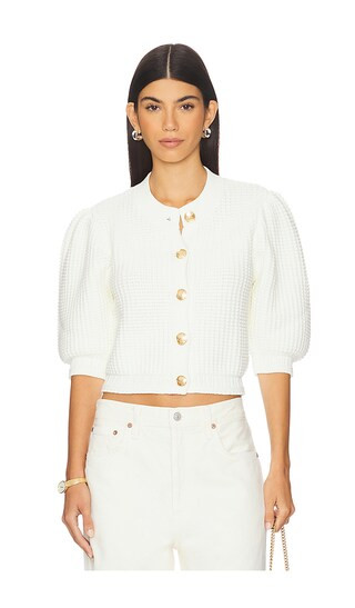 Grance Cardigan in Ecru | Revolve Clothing (Global)