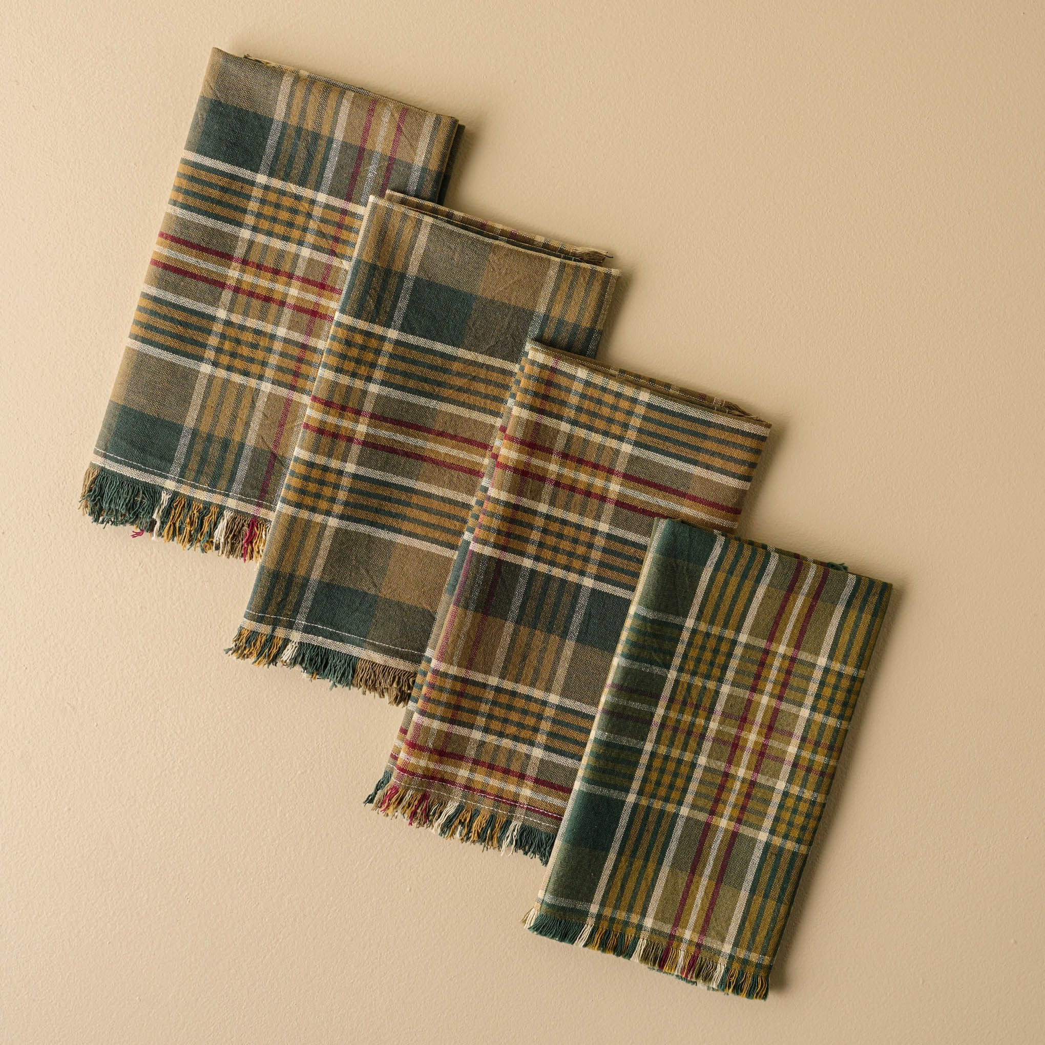 Winter Plaid Napkin Set of Four | Magnolia