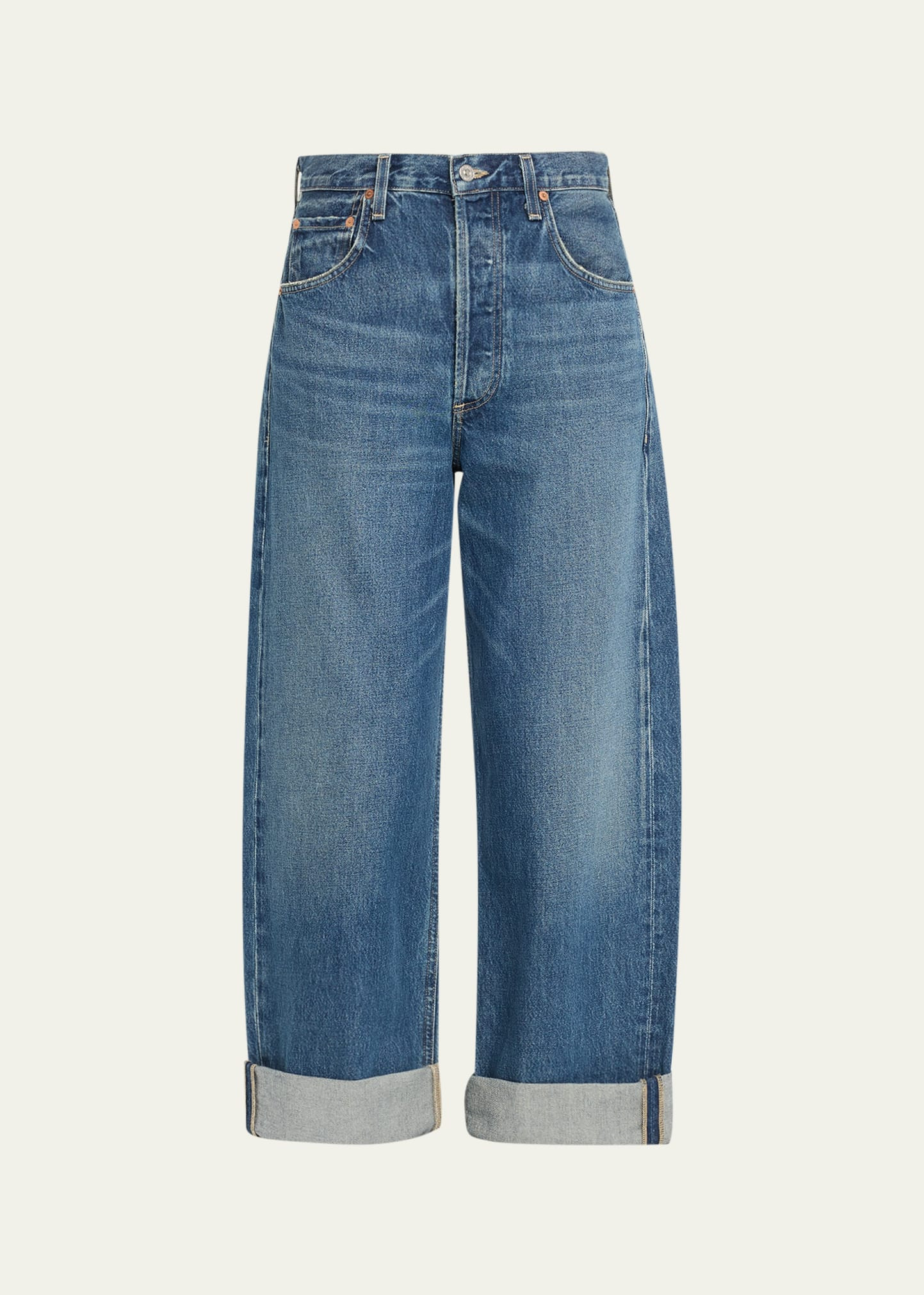Citizens of Humanity Lilah Wide Cuffed Jeans | Bergdorf Goodman