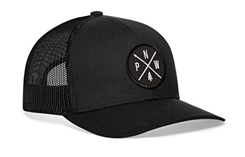 HAKA PNW Trucker Hat for Men & Women, Pacific Northwest Trucker Mesh Snapback Adjustable Baseball Cap | Amazon (US)