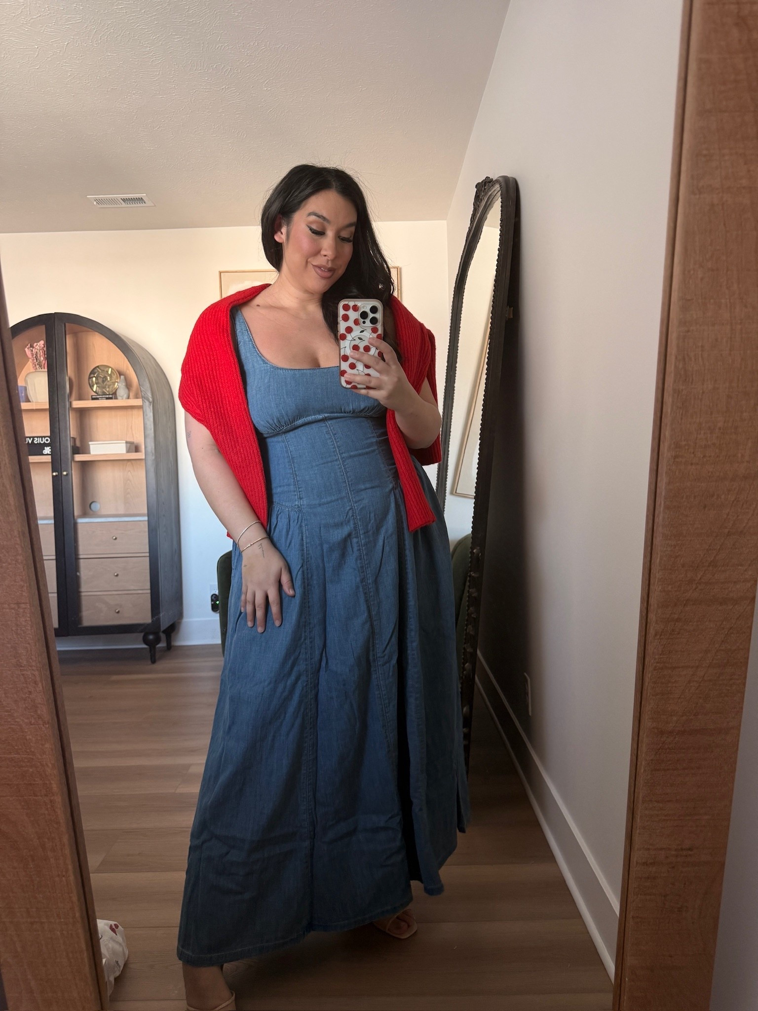 Denim dress love | Abercrombie is currently 25% off spring favorites + get an extra 20% off almost everything in app with code AF20 @abercrombie   

#LTKmidsize #LTKsalealert #LTKstyletip