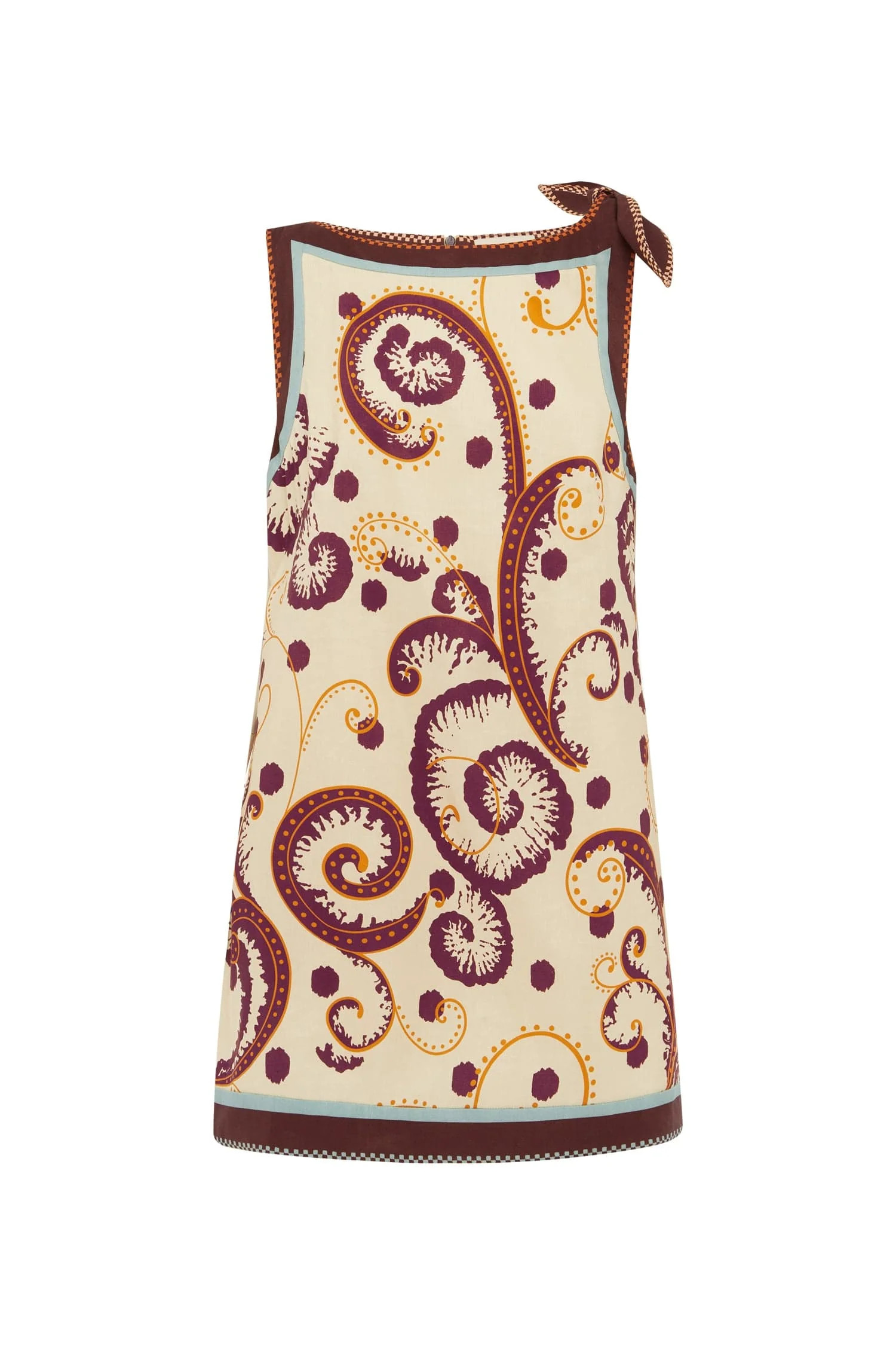 Wilson Linen-Silk Scarf Mini Dress - Alémais Official | Alemais (AU, US, UK)