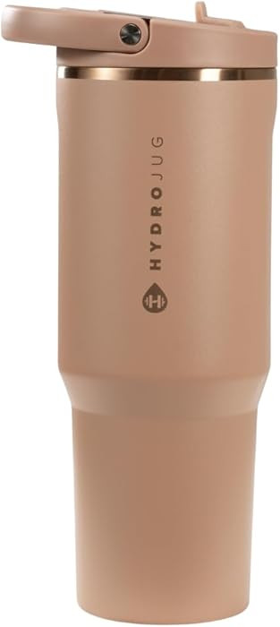 HydroJug Sport - Stainless Steel Tumbler with Straw, Vacuum Insulated, 40oz Leakproof Water Bottl... | Amazon (US)