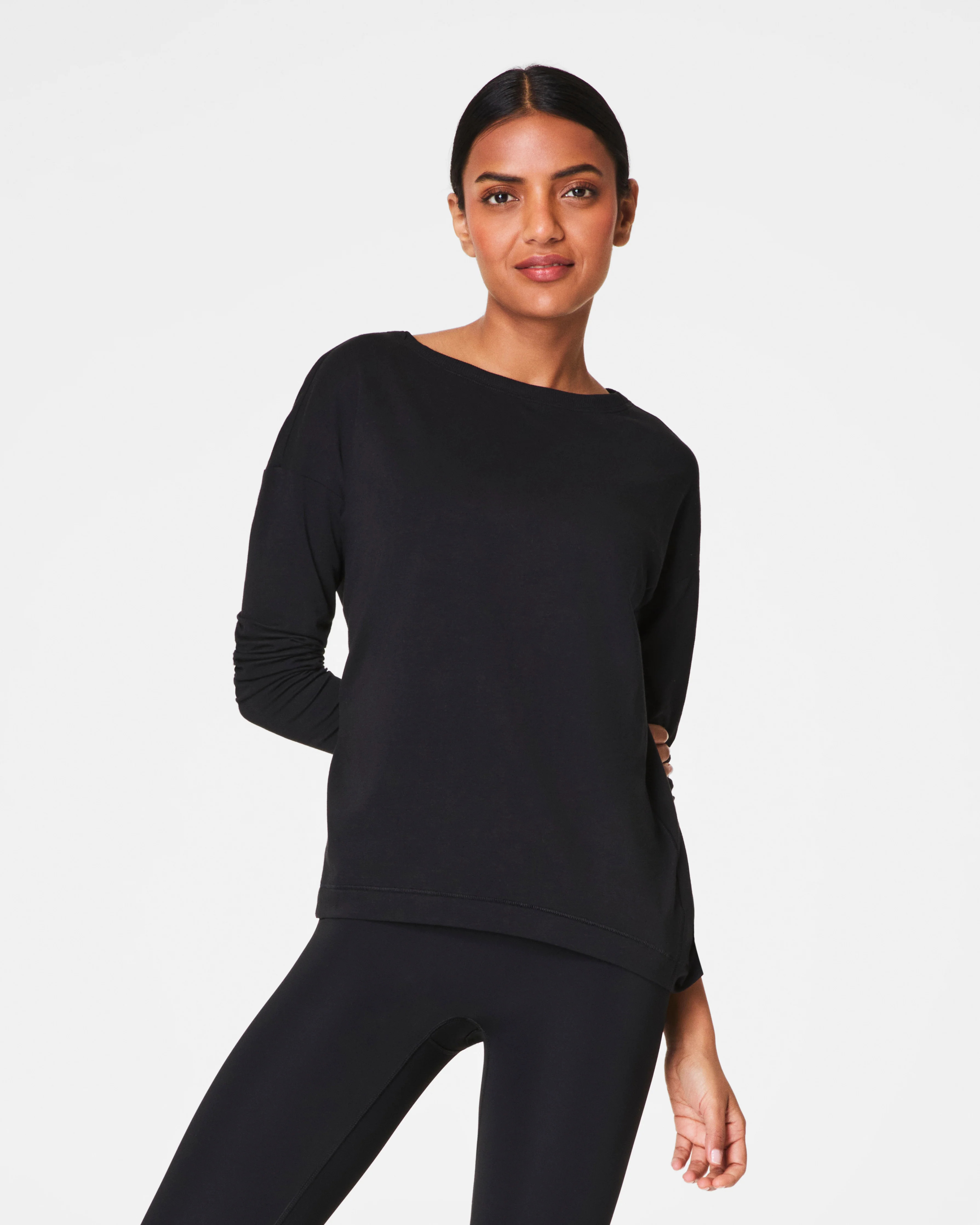 Long Sleeve Workout Top with 4-Way Stretch | SPANX | Spanx Canada