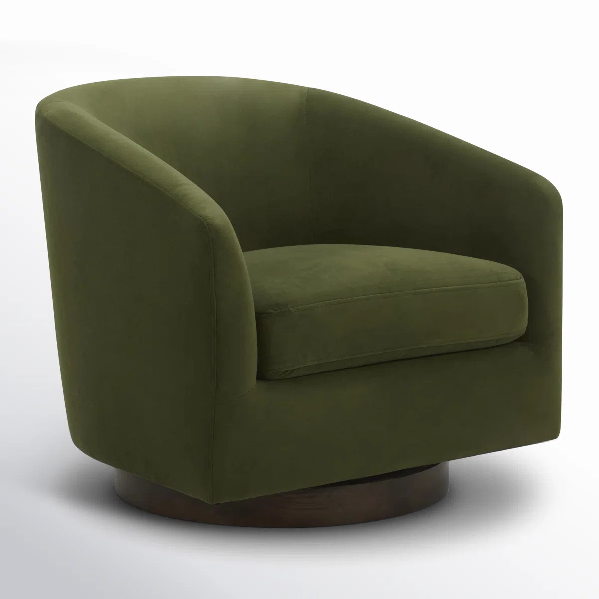 Bennett Upholstered Swivel Barrel Chair | AllModern