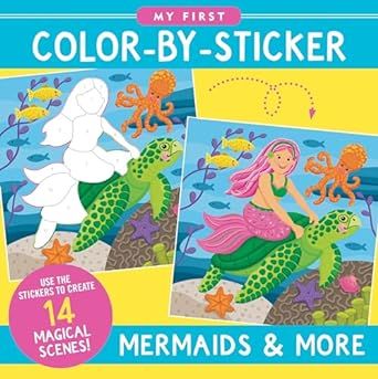 My First Color-by-Sticker - Mermaids & More     Paperback – November 14, 2023 | Amazon (US)