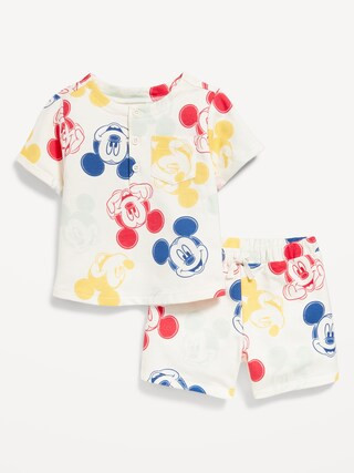 Disney© Henley T-Shirt and Shorts Set for Baby | Old Navy (CA)