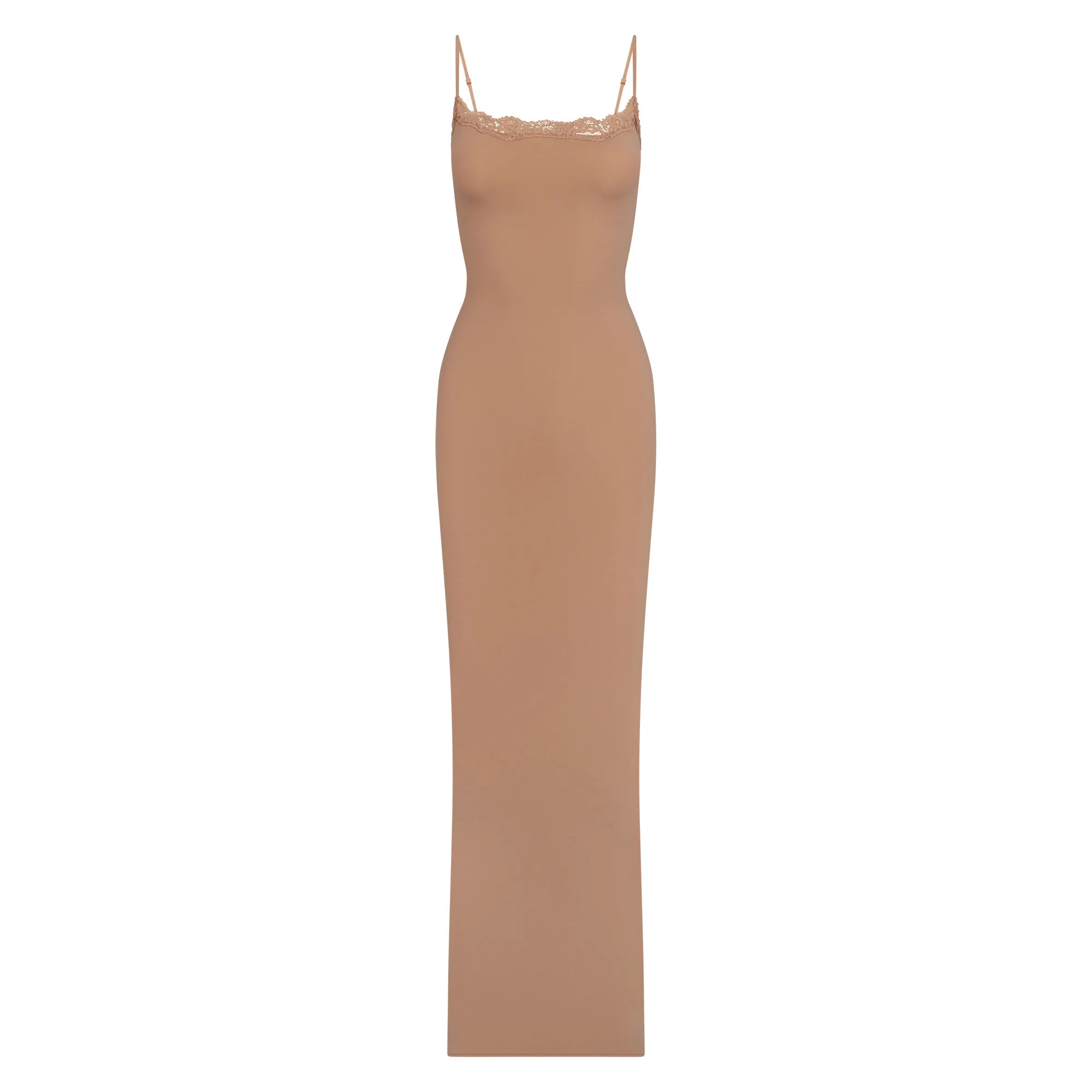 FITS EVERYBODY LACE LONG SLIP DRESS | SKIMS (US)