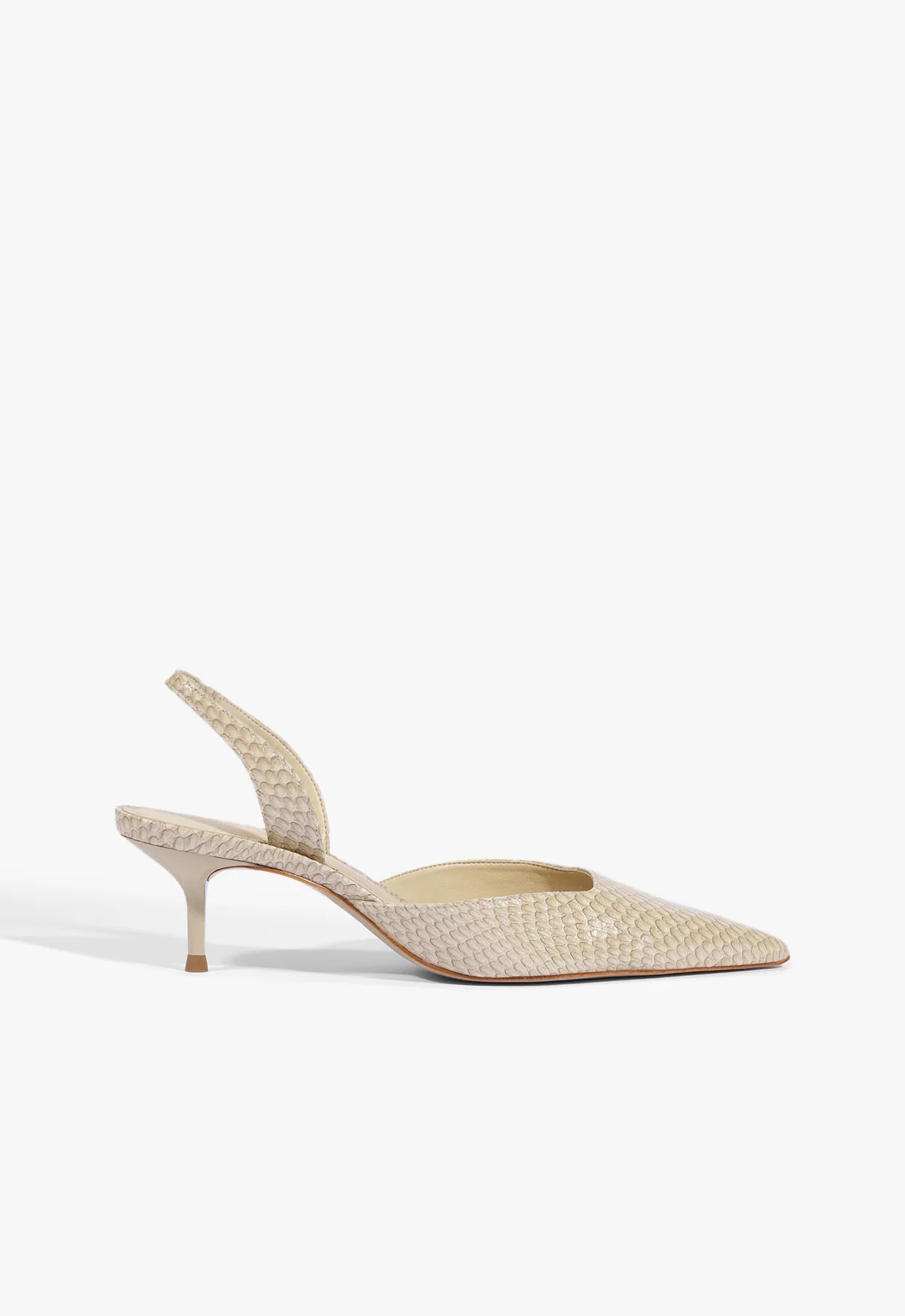 Paola Beige Mid Stiletto Heel Sandal | Schutz (US)