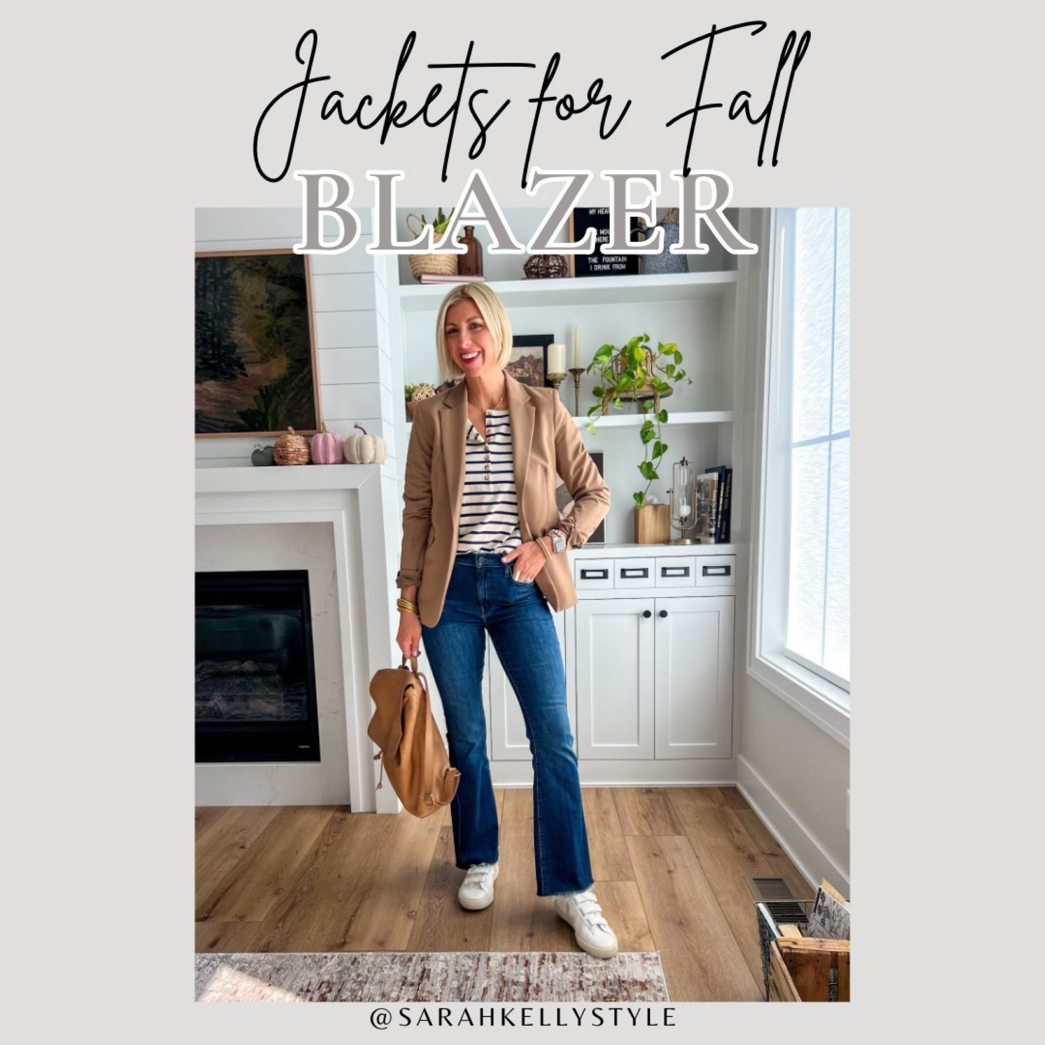 Jackets for fall, blazer, ways to wear, fall style, Sarah Kelly style 

#LTKover40 #LTKstyletip #LTKSeasonal