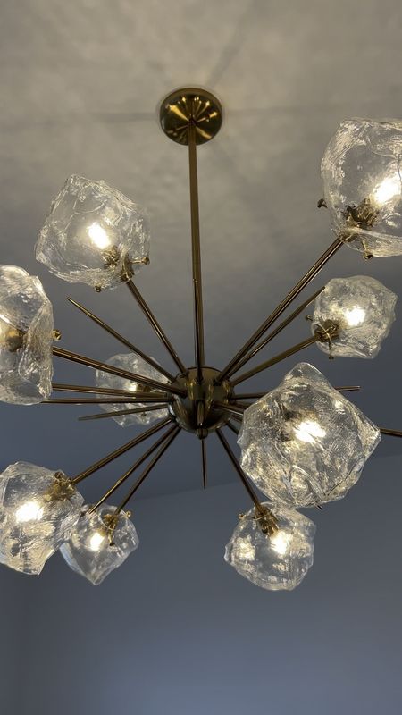 Crystal Rock Sputnik Chandelier 

Light Fixture, chandelier, crystal, rock

#LTKsalealert #LTKhome #LTKSale