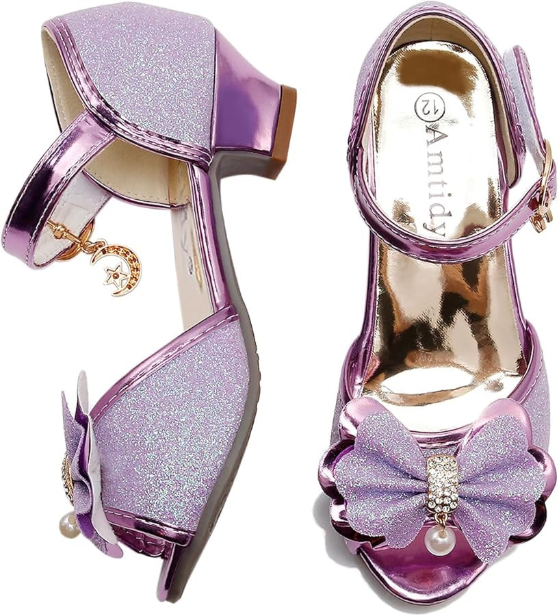 Amtidy Toddler Little Girl Mary Jane Dress Shoes - Ballet Flats for School Party Dress Shoes | Amazon (US)