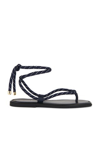 Veronica Beard Carmina Cord Sandal in Eclipse & Coconut from Revolve.com | Revolve Clothing (Global)