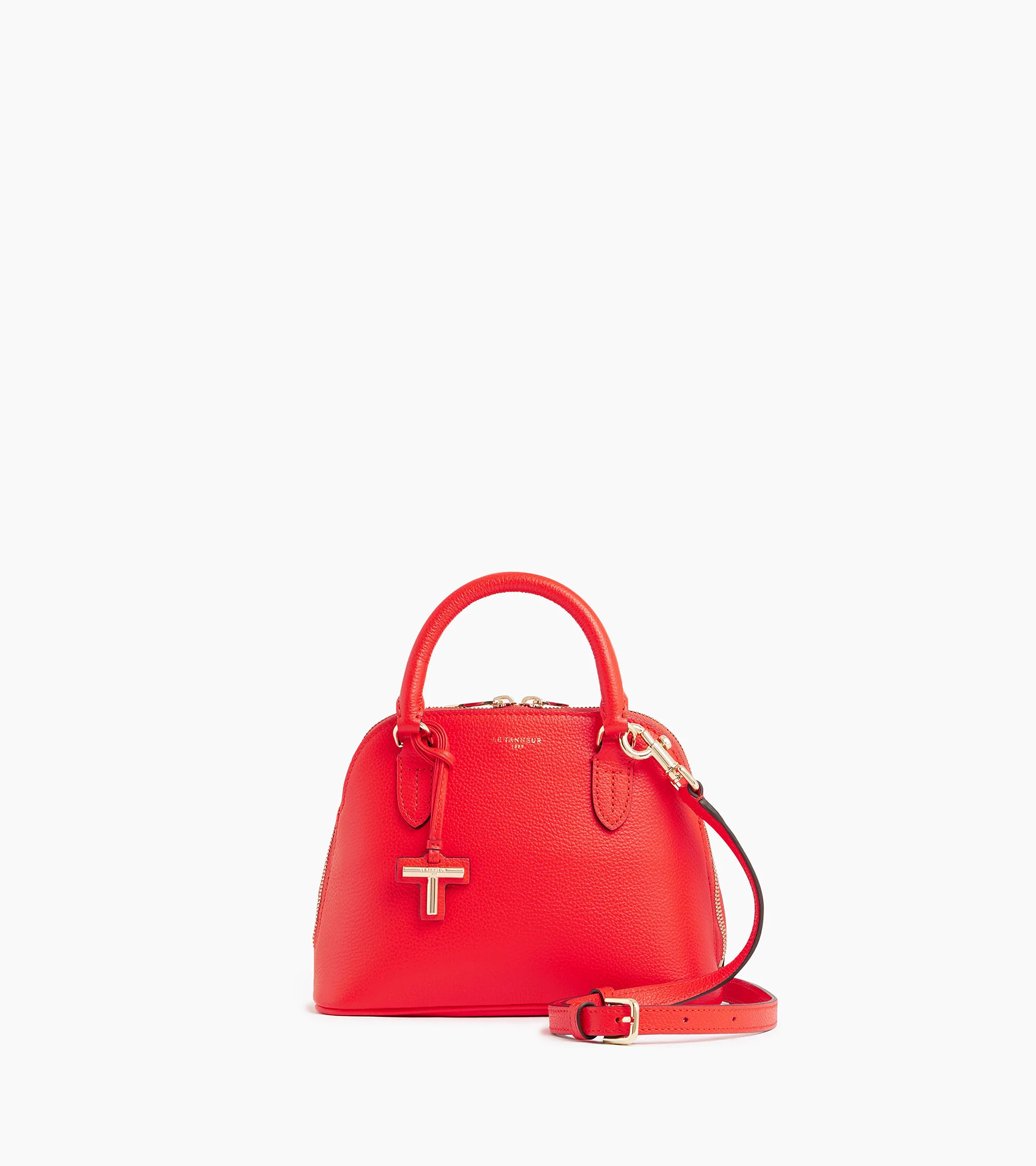 Gisèle small handbag in grained leather | Le Tanneur