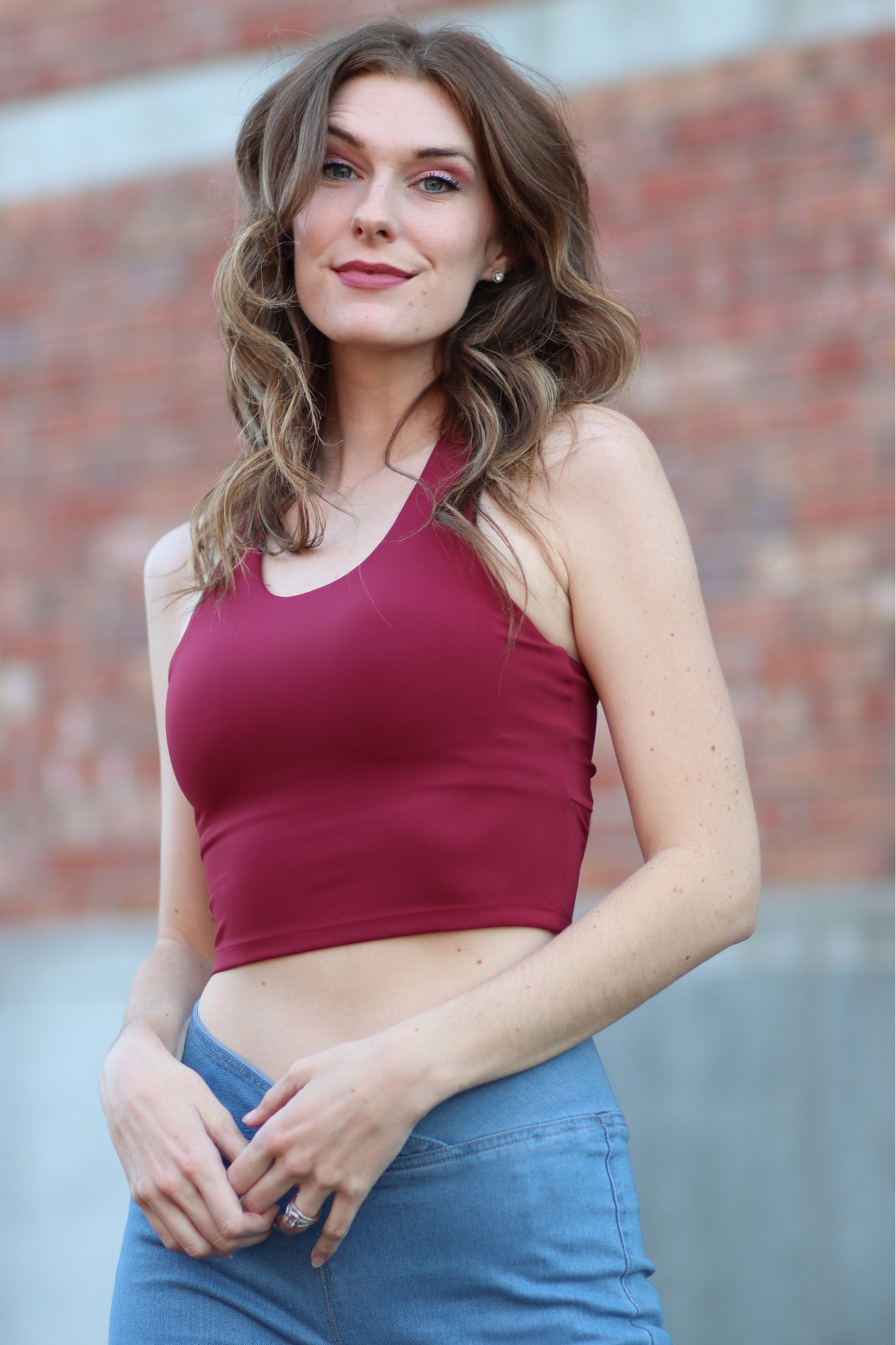 Affordable activewear! I love this red sports bra top. Activewear, aerie dupe, lululemon dupe, workout outfit, activewear fit, outfit inspo

#LTKfit #LTKunder50 #LTKstyletip