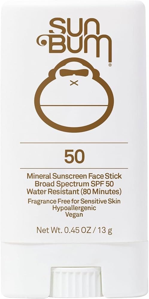 Sun Bum Mineral SPF 50 Face Stick Sunscreen - Water-Resistant Broad Spectrum Sunscreen with Vitam... | Amazon (US)