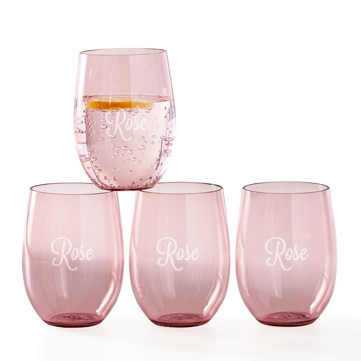 Outdoor Stemless Wine Glasses | Mark and Graham
