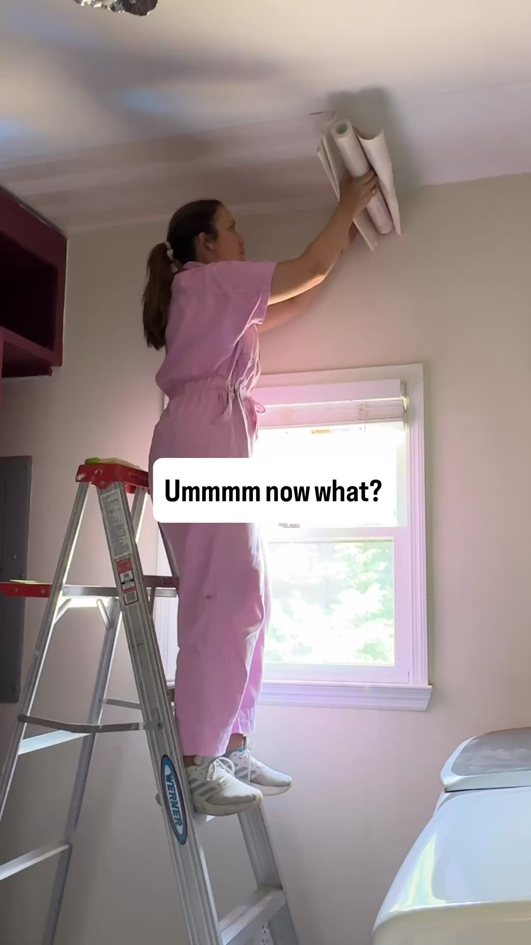 Wallpapering the ceiling in the laundry room! You can shop the design and everything I’m using here.

#laundryroomdesign #laundryroommakeover

#LTKHome #LTKvlog #LTKstorytime