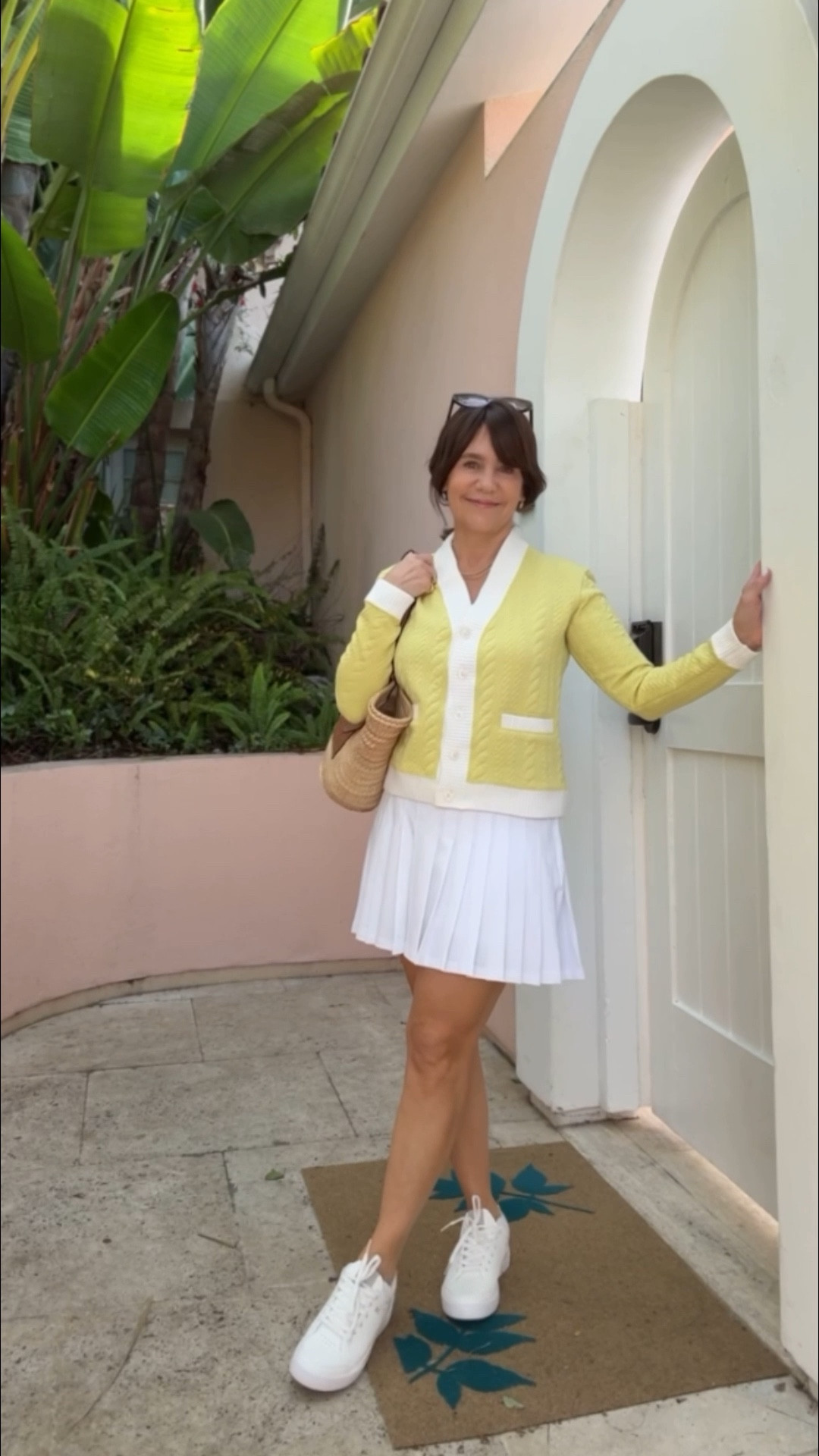 🚨SALE ALERT! First off, how cute is this spring outfit? Perfect for errands, walking, pickleball, tennis … so many things! And, the cardigan is currently on sale. ✨Fit is true to size. 

#LTKOver40 #LTKSeasonal #LTKSaleAlert