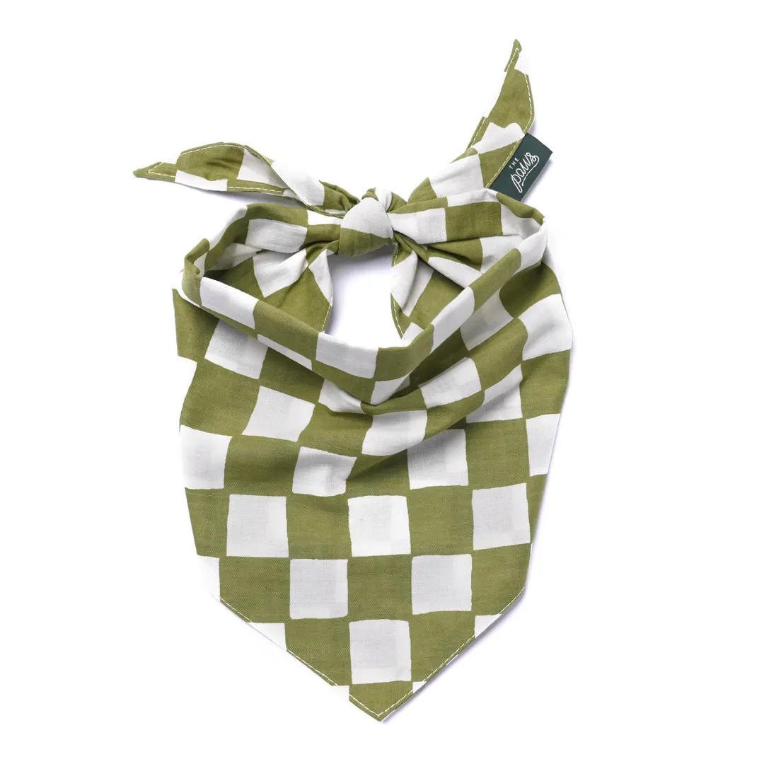 Checkmate Dog Bandana - Etsy | Etsy (US)