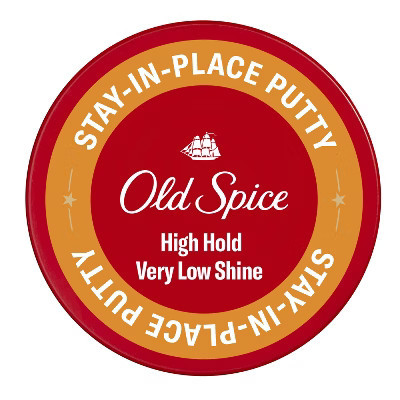 Old Spice Stay-In-Place Hair Styling Putty High Hold with Very Low Shine - Trial Size - 2.22oz | Target