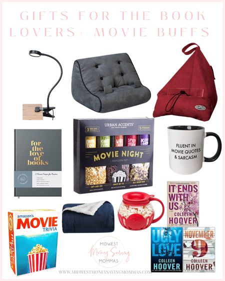 Gifts for the Book Lovers & Movie Buffs

Christmas gifts | gift guides | Colleen Hoover | trivia game | popcorn popper | movie night popcorn set | reading light | Amazon finds 

#LTKHoliday #LTKSeasonal #LTKfamily