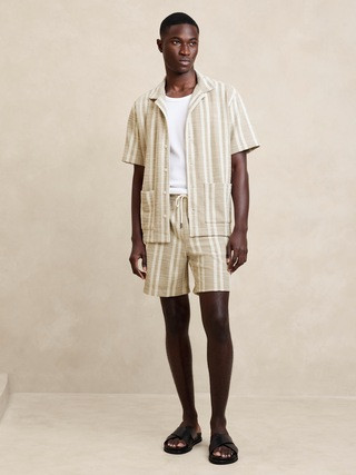 Stripe Jacquard Easy Short | Banana Republic (US)