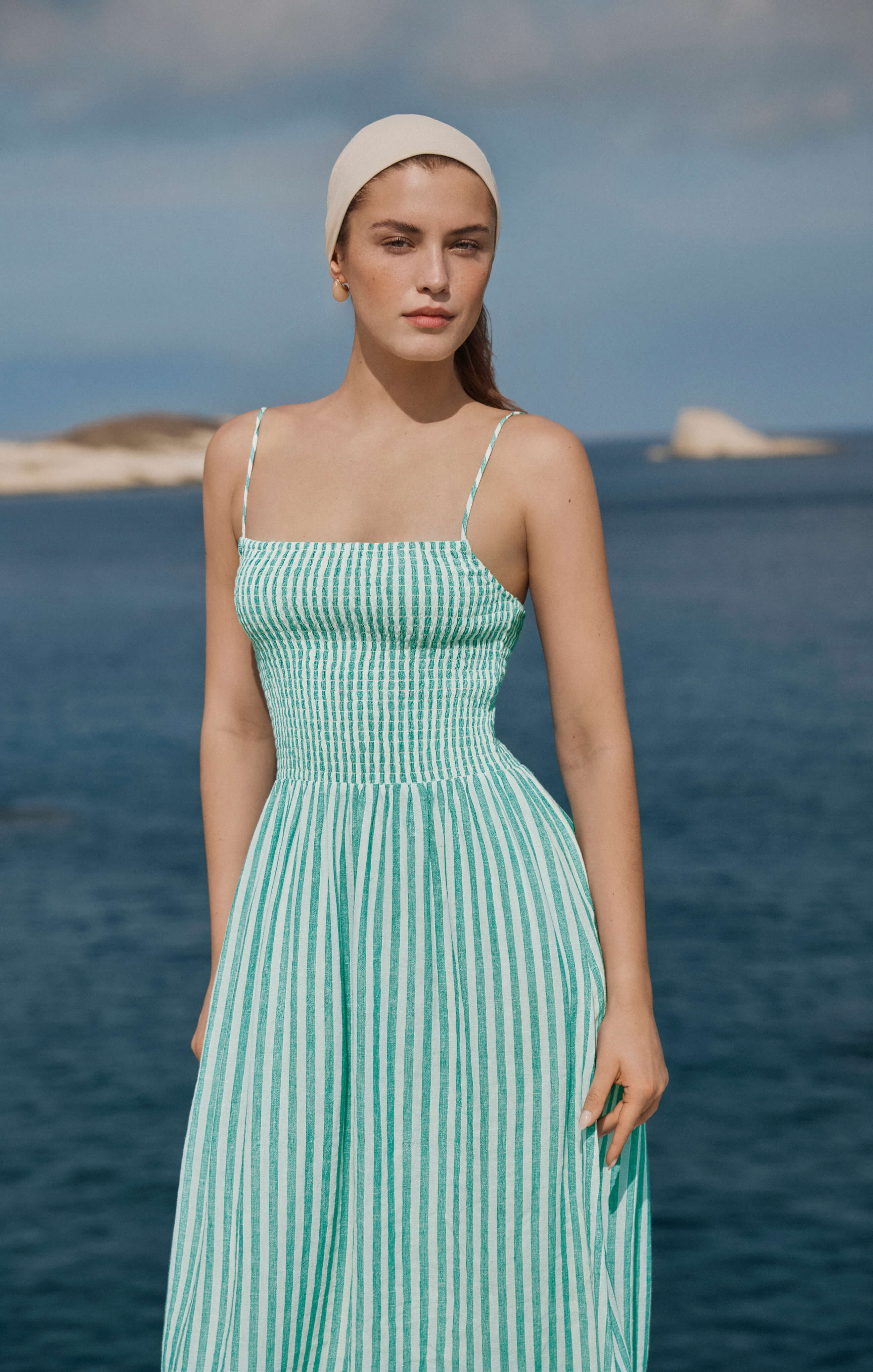 Bayside Stripe Linen Maxi Dress - La Palma / X Large | Z Supply