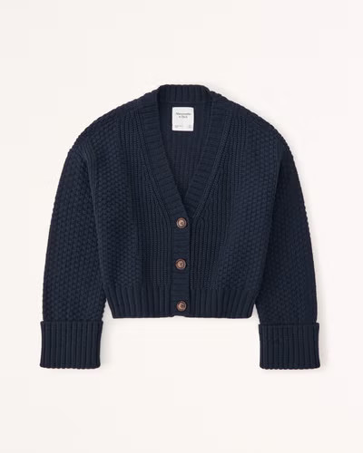 The A&F Cameron Seed Stitch Cardigan | Abercrombie & Fitch (US)