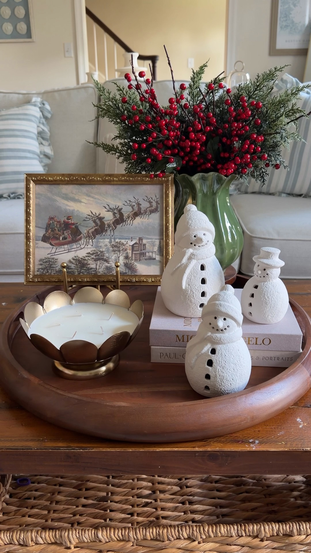 This set of light up snowmen is so adorable and such a good price! I loved pairing it with this vintage Christmas print and my favorite Christmas candle!

#LTKSeasonal #LTKHome