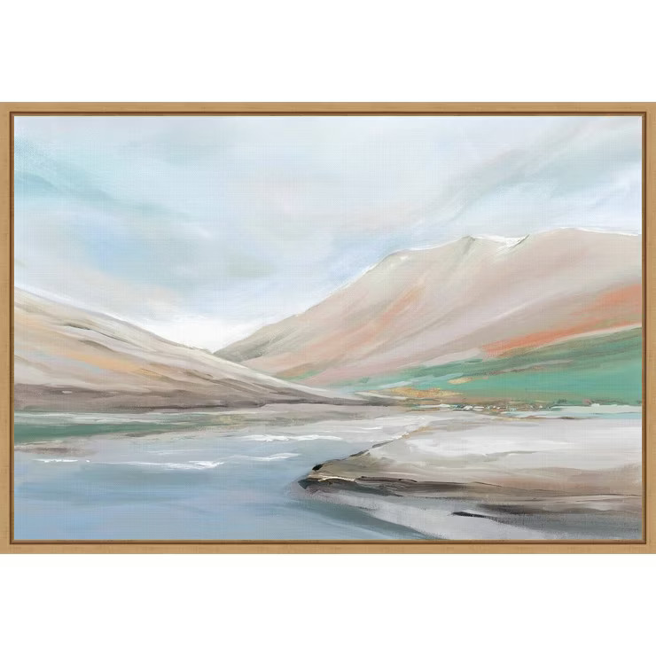 23" x 16" Royal Hills by Isabelle Z Framed Canvas Wall Art - Amanti Art | Target