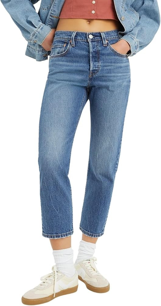 Levi's Women's 501 Crop Jeans | Amazon (UK)