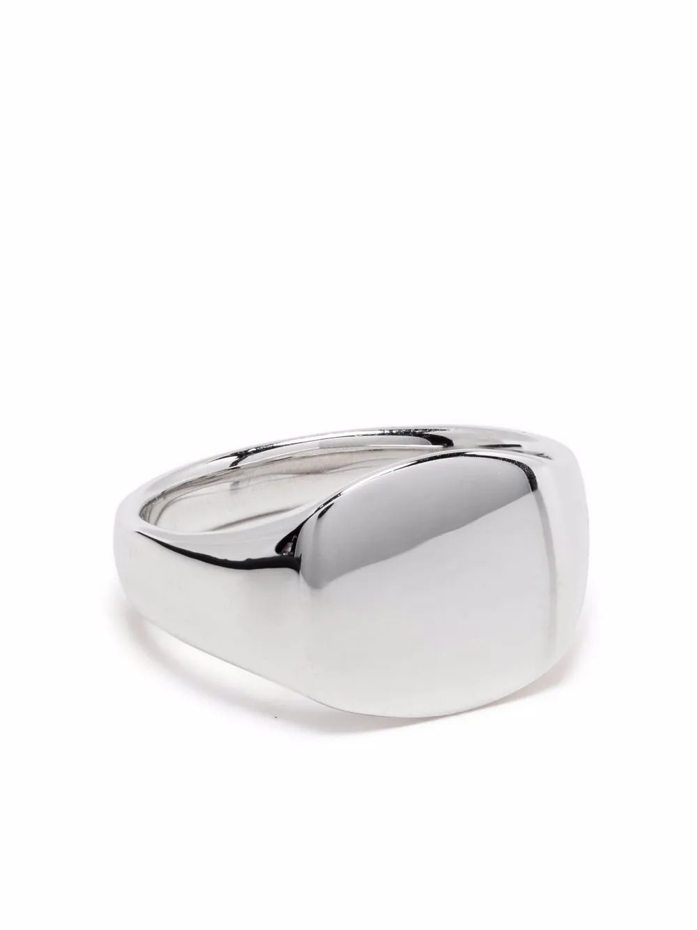 Tom Wood Mini Cushion Signet Ring | Silver | FARFETCH CA | Farfetch Global