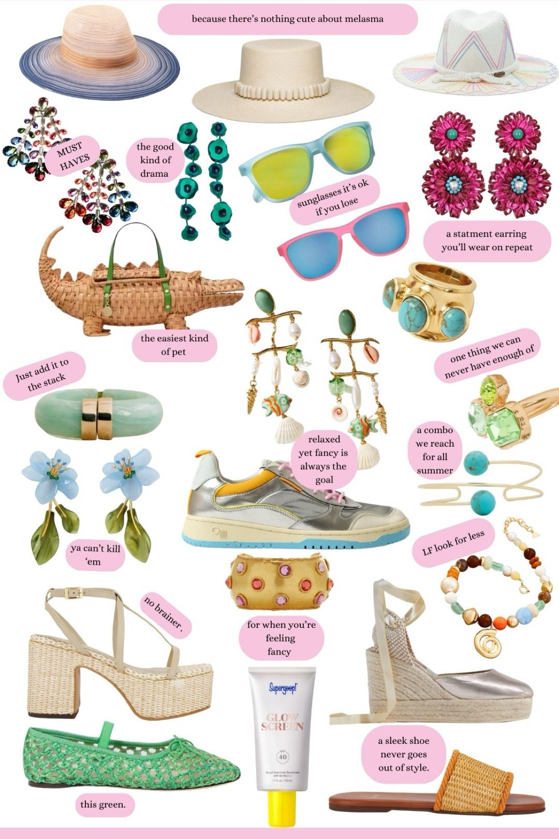 it’s summer and the living is [does not always feel] easy… ☀️🌴😜

🙋🏼‍♀️🙋🏻‍♀️ anyone else just trying to keep the peace and remember what camp you signed up for this week?! 

Here are some of our current favorite finds to help get you through these dog days of summer. Treat yourself, you deserve it!

Happy shopping!

LYLAS, 

Kate and Kelley

**the links for this post are divided into colors for the LTK it post. The blue items are linked together, and the pink/orange items are together. Also, there is a post for the accessories and shoes as well. If you can’t find something, DM us. We are happy to send a link. LTK only allows 16 items per post, so sorry for the confusion**

#LTKSeasonal #LTKTravel #LTKStyleTip