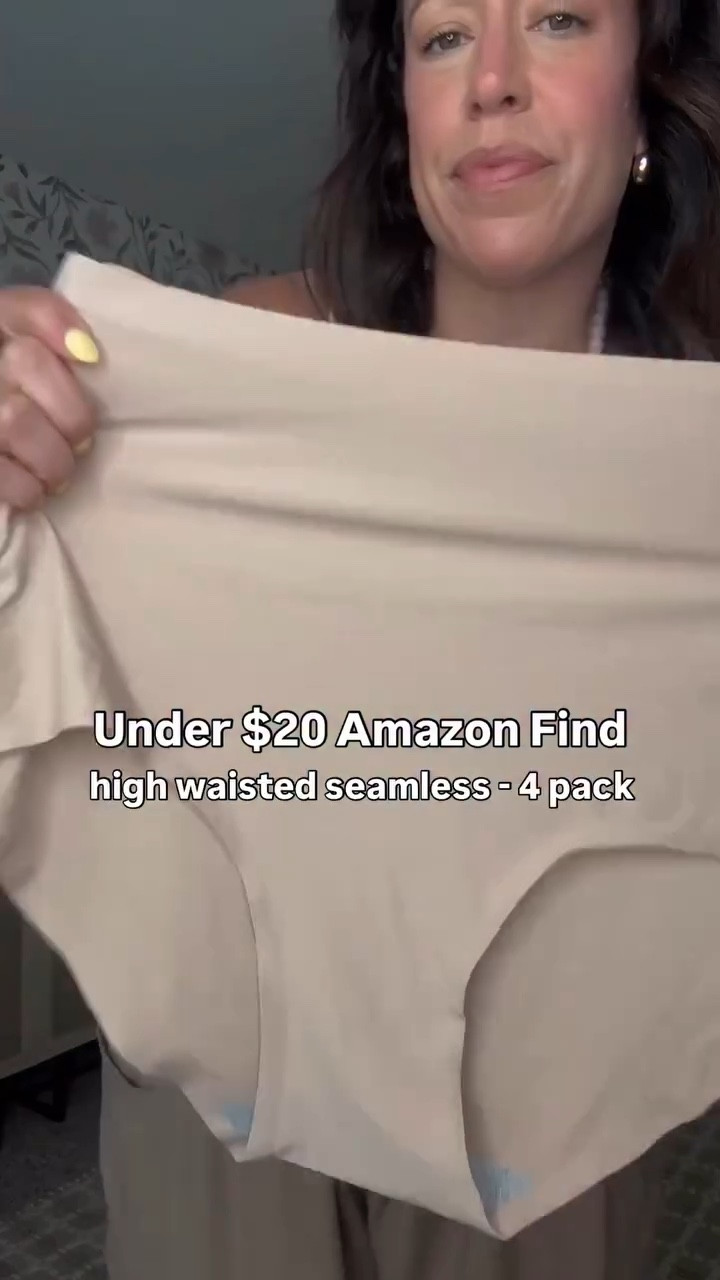 Loving these underwear from Amazon! Under $20 comes in a 4 pack too and can grab other colors! 

#LTKMidsize #LTKmomlife