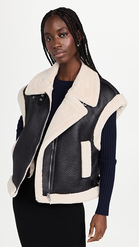 BLANKNYC Work It Faux Sherpa Vest | SHOPBOP | Shopbop