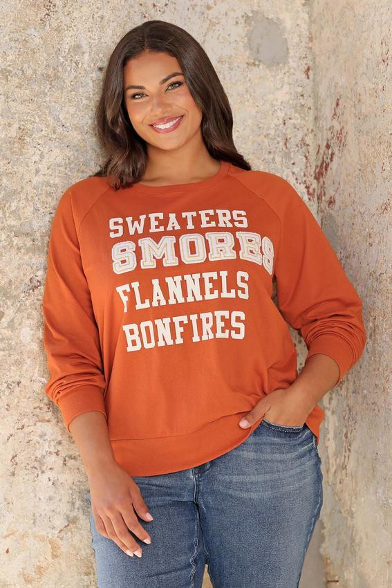 Plus Size Fall Festivities Graphic Sweatshirt | Cato Fashions