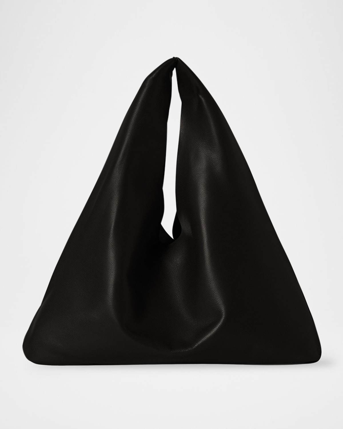 Bindle Small Shoulder Bag in Silk Leather | Neiman Marcus