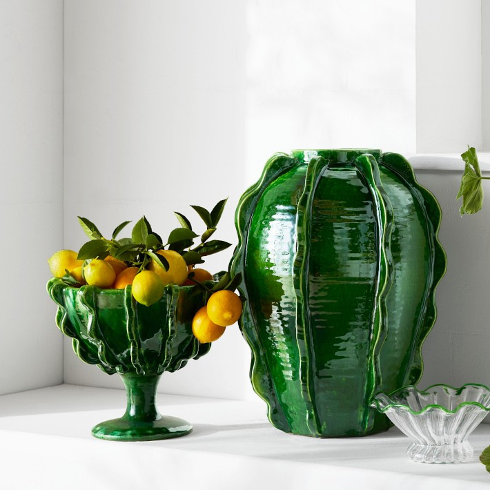 AERIN x Williams Sonoma Home Ceramic Vase | Williams-Sonoma