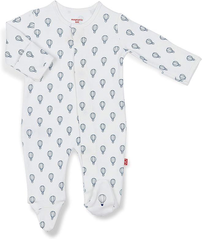 Magnetic Me Footie Pajamas 100% Organic Cotton Baby Sleepwear Quick Magnetic Fastener Sleeper | Amazon (US)
