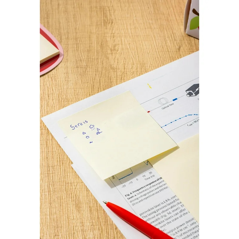 Pencil Shape Sticky Notes 30 Sheets, 2 count, 3.93 x 5 x 0.07 in, Teacher Appreciation Gift | Walmart (US)