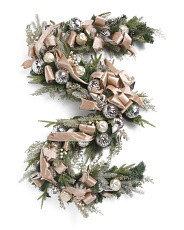 9ft Decorated Mantle Garland | Plants & Planters | Marshalls | Marshalls