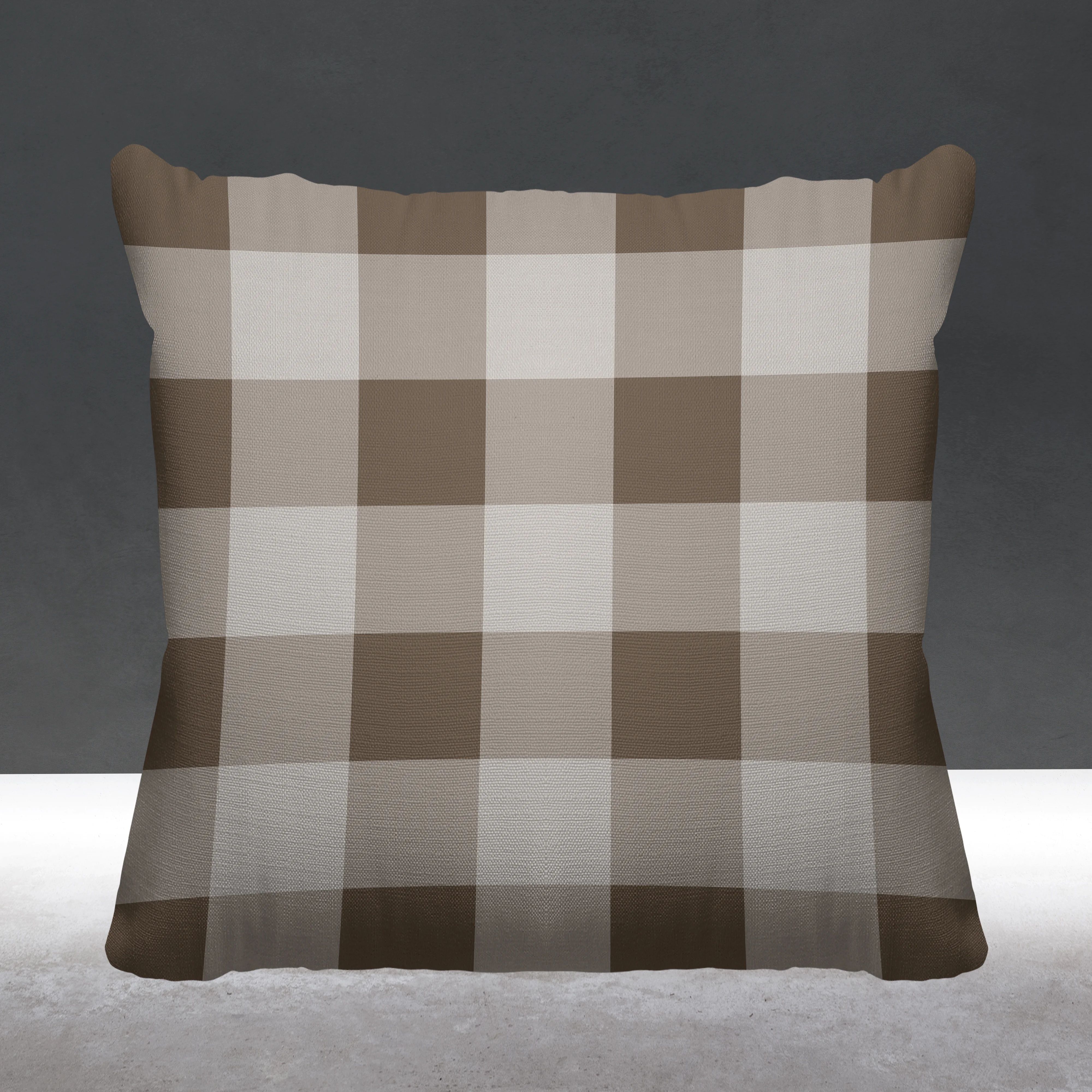 ULLI HOME Autumn Plaid Fall Indoor/Outdoor Throw Pillow | Wayfair | Wayfair North America