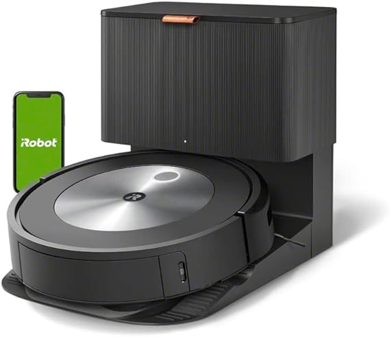 iRobot Roomba j7+ (7550) Self-Emptying Robot Vacuum – Avoids Common Obstacles Like Socks, Shoes... | Amazon (US)