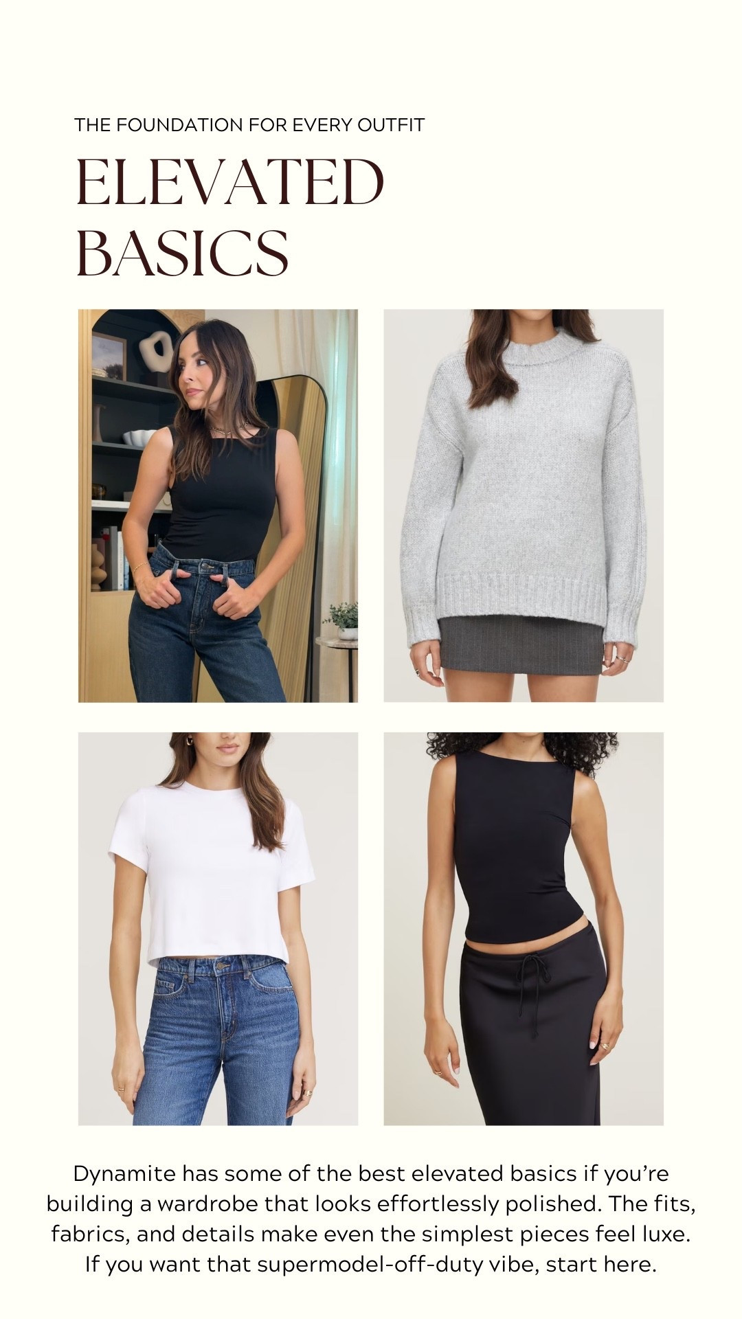 You can never go wrong with a classic basic, and @dynamite does them so well! I rounded up a few of my favorites 

#LTKSeasonal