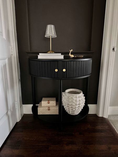 Small half-moon fluted console table for hallway or entryway 

#LTKhome
