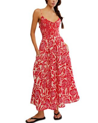 Free People Sweet Nothings Cotton Midi Dress  | Bloomingdale's Women | Bloomingdale's (US)